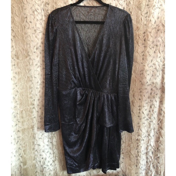 Ever New Metallic Draped Mini Dress - Picture 3 of 5